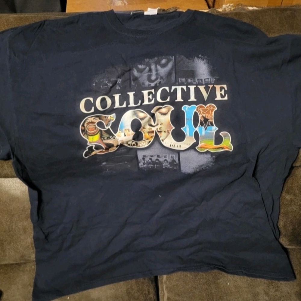 Collective Soul Navy Blue Tour Shirt 2XL